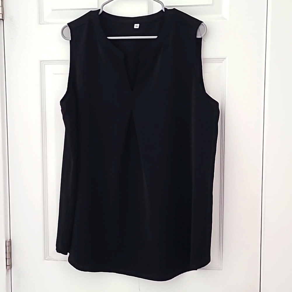 Black Tank Blouse